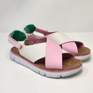 Stylish Pink and White Women's Sandals